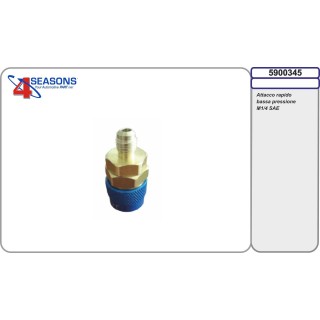 5900345 ENCHUFE RAPIDO BAJA R1234YF X 1/4SAE