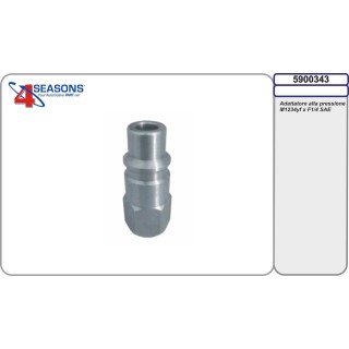 5900343  ADAPTADOR RECONVERSION DE 1/4 A 1234yf x F1/4 SAE