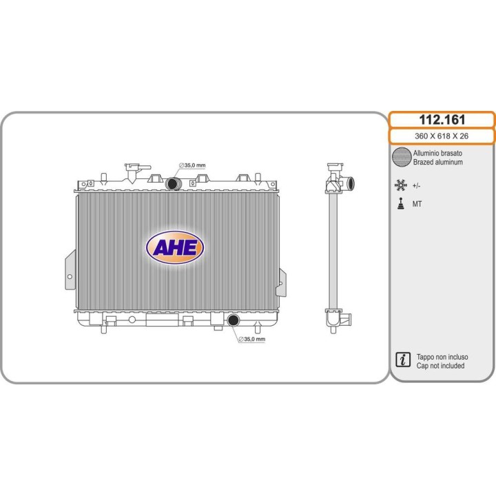 Rad  HYUNDAI Matrix 1 5 CRDi  /-AC 06-