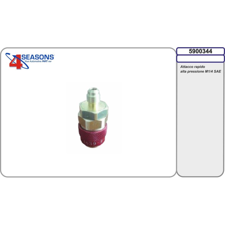 5900344  ENCHUFE RAPIDO ALTA R1234YF X 1/4SAE