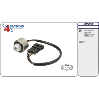 3500090  PRESOSTATO TRINARIO HEMBRA CORTA FIAT TIPO/TEMPRA