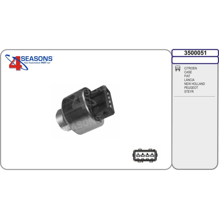 3500051  Pressostato Citroen/Case/Fiat/Lancia/New Holland/P