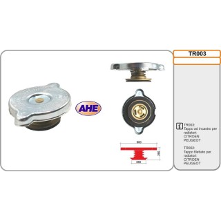 TAPPO PER RADIATORI CITROEN/PEUGEOT  INCASTRO 