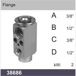 38686  UNIVERSAL EXPANSION VALVE BLOCK TYPE - ORING