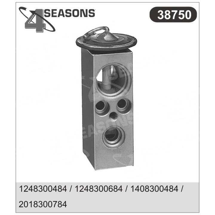 38750  UNIVERSAL EXPANSION VALVE BLOCK TYPE - ORING