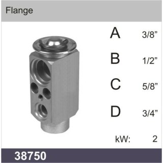 38750  UNIVERSAL EXPANSION VALVE BLOCK TYPE - ORING