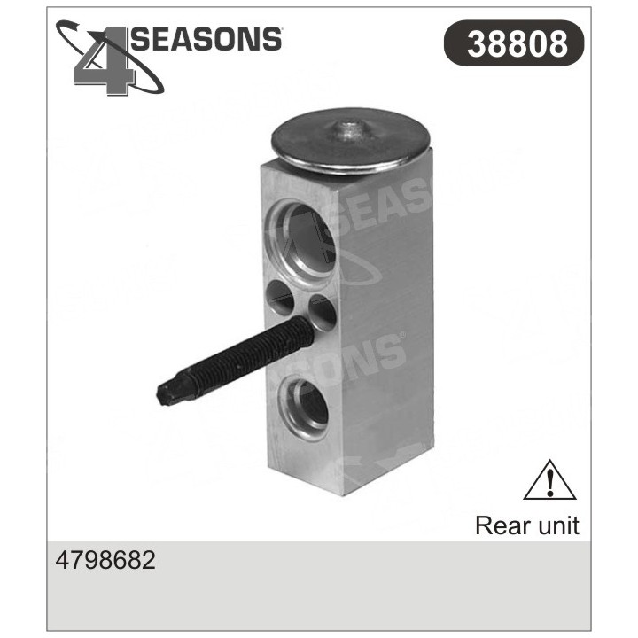 38808  UNIVERSAL EXPANSION VALVE BLOCK TYPE - ORING