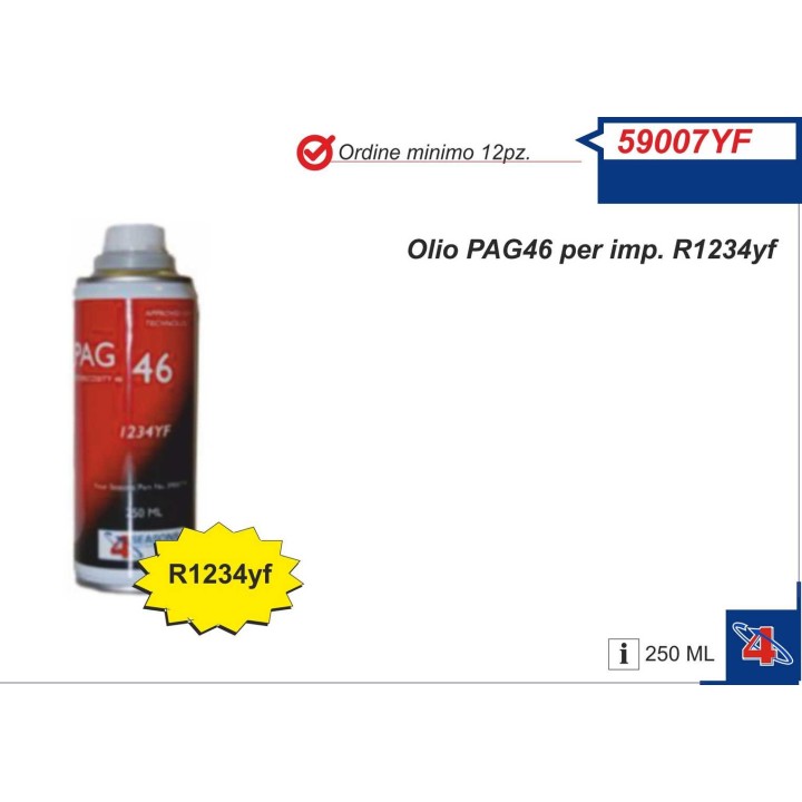 59007YF  ACEITE PAG46 250ML PARA R1234YF