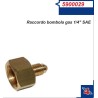 5900029  ADAPTER FOR GAS 134 BOTTLE 5/8  1/4 SAE  MEDIDA ROSCA HEMBRA 20MM  ROSCA MACHO 11MM