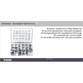 24680  KIT JUNTAS O-RING UNIVERSAL - APLICACIONES EUROPEA