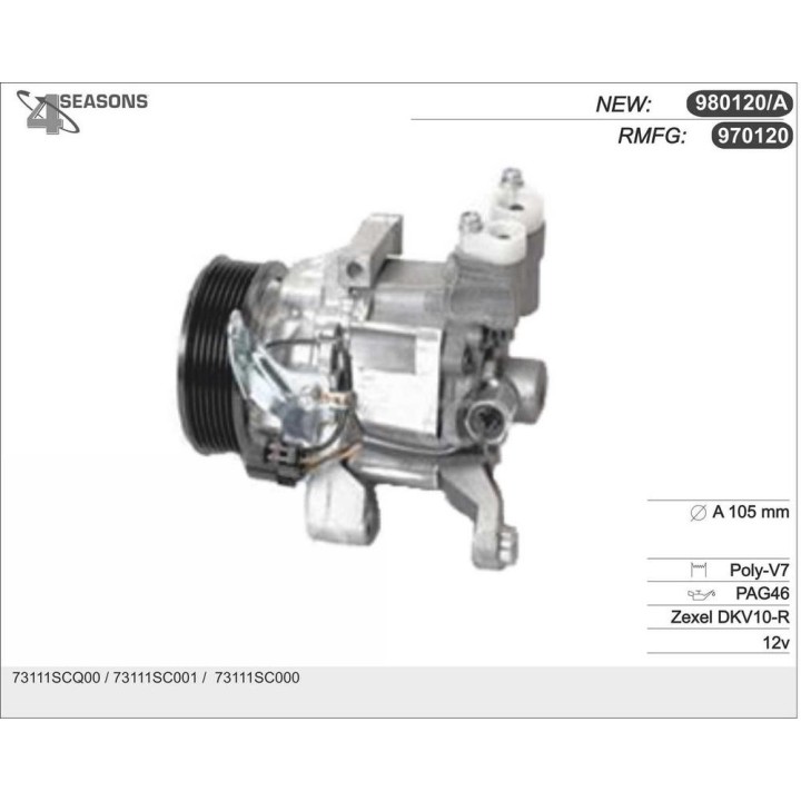 CMP RMFG SUBARU FORESTER/IMPREZA 2 0TDI