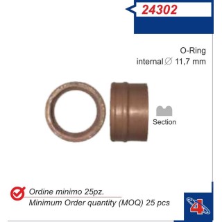 24302  O-RING 12MM   MARRON