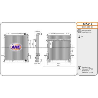 137016  ISUZU serie N 01.93-  CON GROSOR  DE  36 MM  Y LATERALES