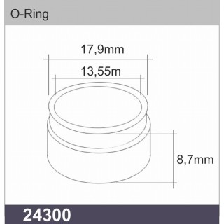 24300  O-RING 17,9MM MARRON