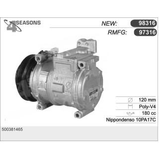 97316  COMPRESOR NUEVO IVECO NEW DAILY 2.8 JTD