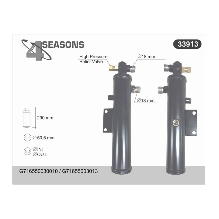 33913  FILTER DRIER FENDT FARMER 300 / 400   SIN  SENSOR