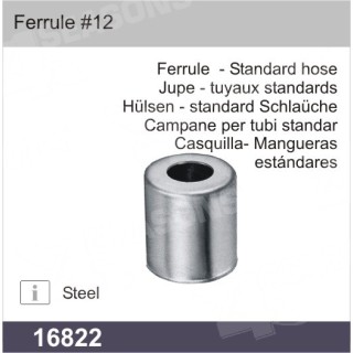 16822  CAMPANA NORMAL ACERO DE 12