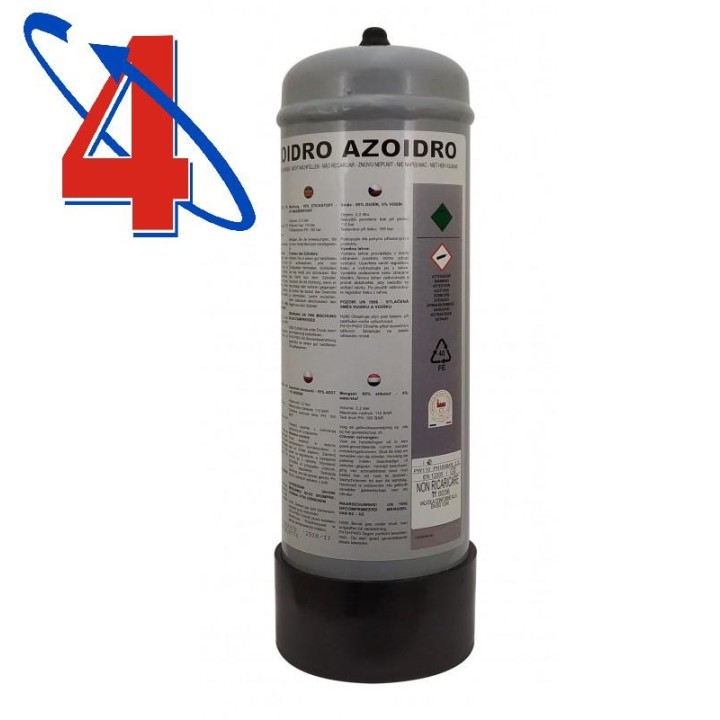 BOTELLA NITROGENO-HIDROGENO 2 2 LT