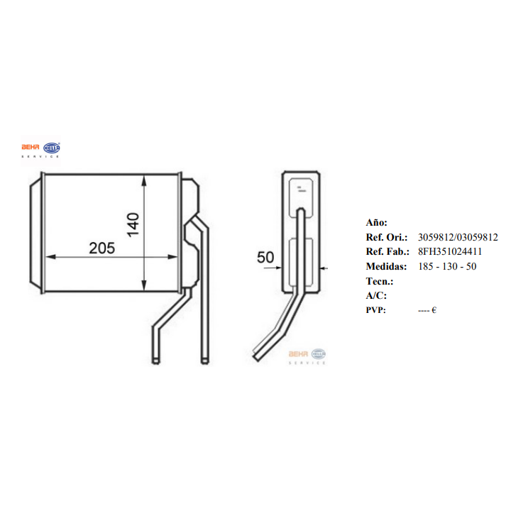 8FH351024411  DAEWOO NEXIA/ ARANOS/ ESPERO