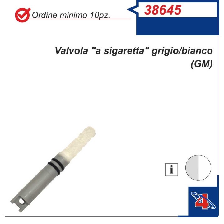 38645  UNIVERSAL EXPANSION VALVE ORIFICE TUBE GRAY / WHIT