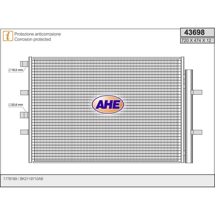 COND FORD TRANSIT 2 0TDCI – 2 2TDCI 10 12-