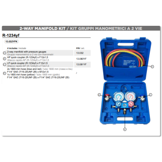 59220YF  MALETIN PUENTE DE MANOMETRO 1234YF