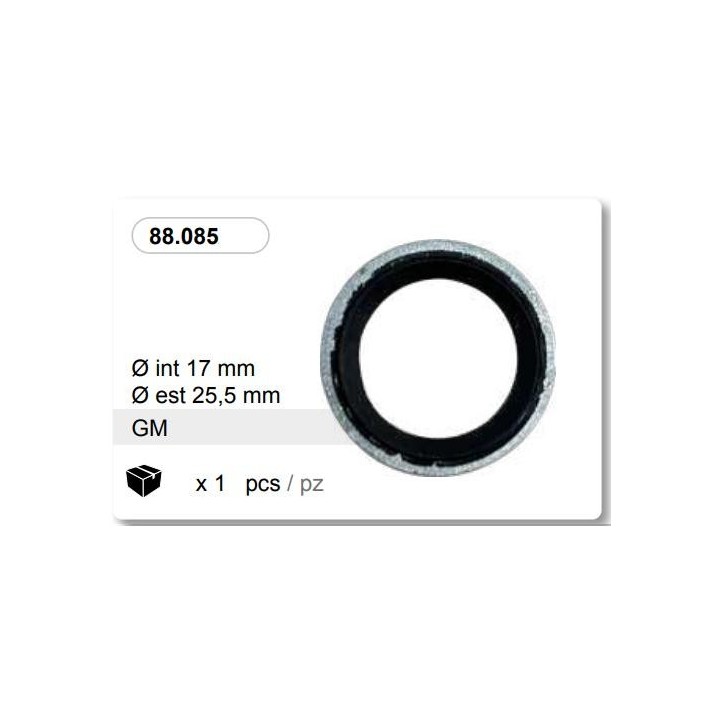 JUNTAS ARANDELA GOMA 25 5 X 17 mm