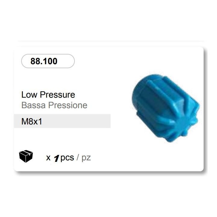 TAPON CARAGADOR R134A AZUL  1 UDS 