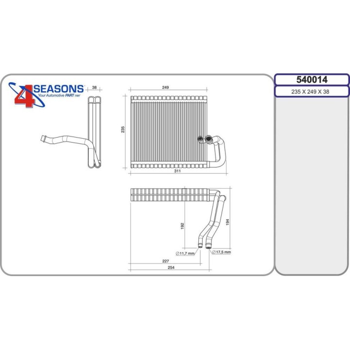 Evap  CITROEN/PEUGEOT C4 II/308 II 11 09-