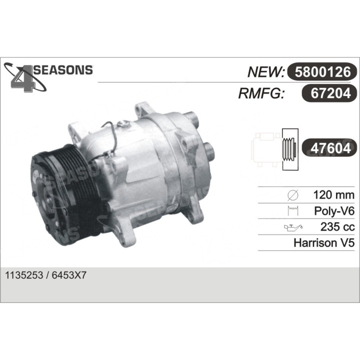 68204 HR V5C PV6 122MM 24V HR