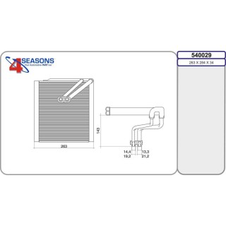 Evap  HYUNDAI ix35 08 09-