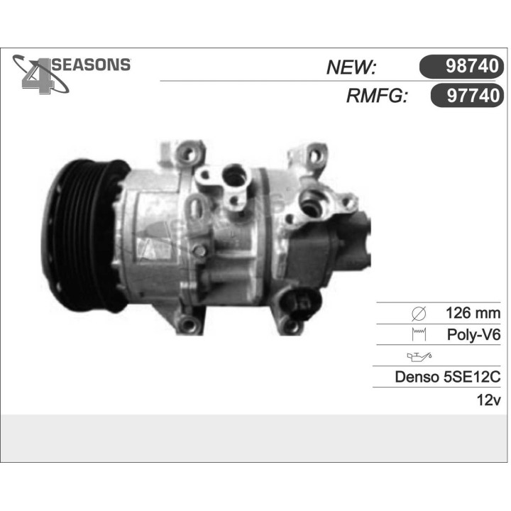 97740  CMP  AFTERMARKET Toyota Avensis 1.8 04.03