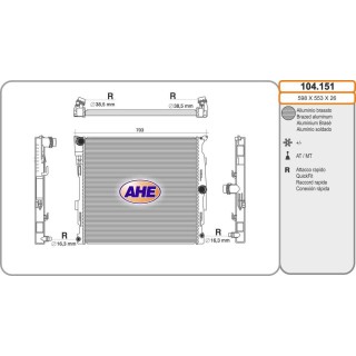 Rad  BMW F25 X3 28iX  /-AC AT 10 10-