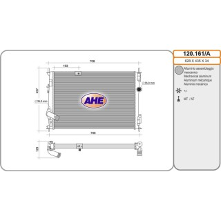 Rad  NISSAN Qashqai 1 6DCi  /-AC M/AT 02 07-04 14