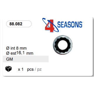 88082  24401 JUNTAS ARANDELA GOMA 16,1 X 8 MM