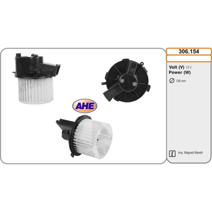 Vent  Abitacolo PEUGEOT 307 imp  M Marelli 08 00-1