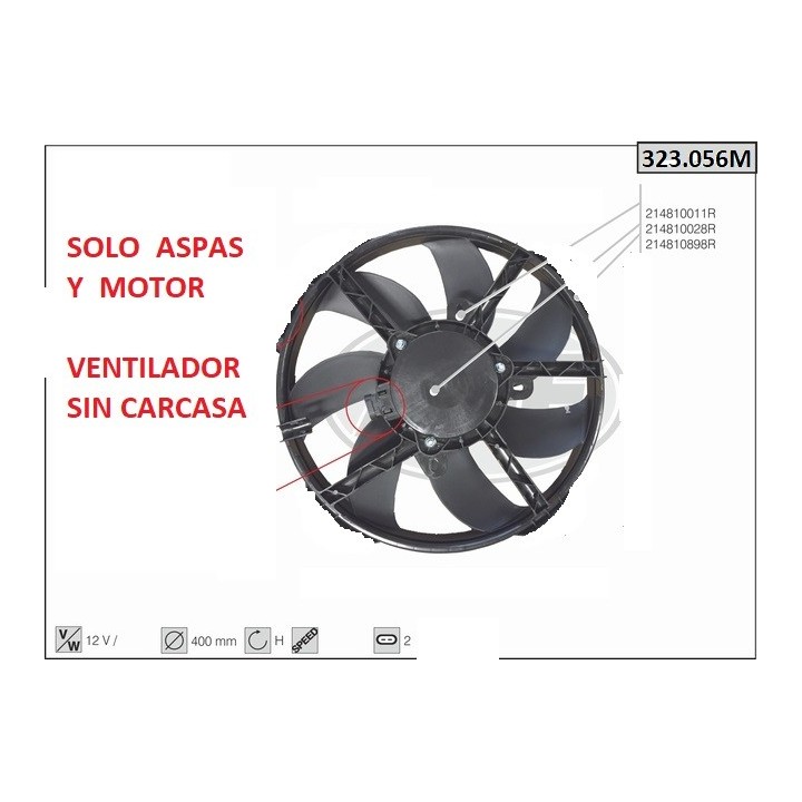 323056M  RENAULT Grand Scénic III (JZ0/1_) -- 2009 1.2 /1.4 SOLO ASPAS Y MOTOR