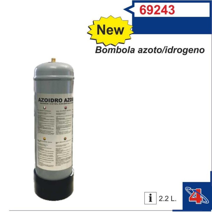 Azoto bombola azoto/idrogeno 2 2L