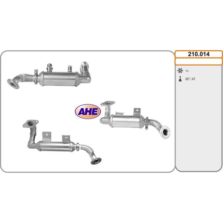 210014 EGR Cooler Ford Transit Connect 1.8Di/1.8TDCi 06.02-12.13