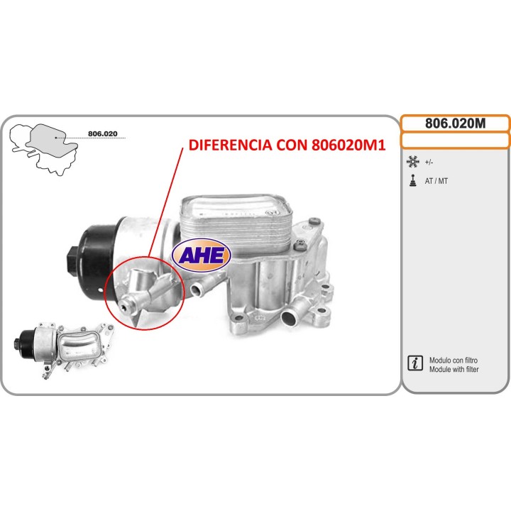 806020M  Modulo Oilc.  CITROEN/BMW/OPEL/PEUGEOT/TOYOTA C4/C