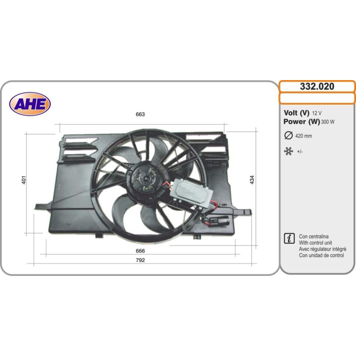 332020  Elettr. VOLVO C30/C70/S40/V50 2.4/T5 04.04-12.13 con centralina