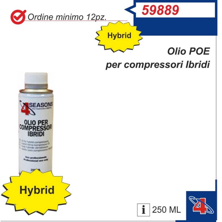 59889  ACEITE POE100 PARA HIBRIDOS 250ML