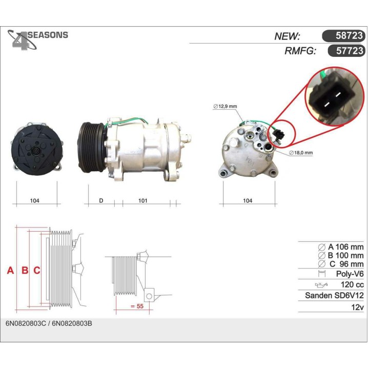 57723  CMP   SEAT AROSA / VOLKSWAGEN LUPO
