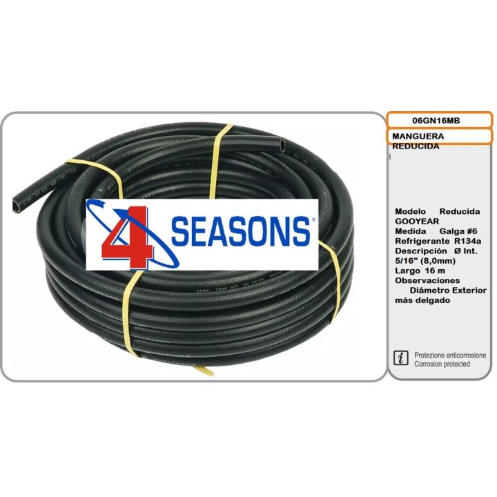 TUBERIA REDUCIDA GY GALGA 6 INT  5/16 8 0 MM 