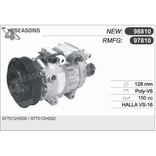 97810  CMP   HYUNDAI/ KIA/ I30/ CEED 1.4 - 1.6