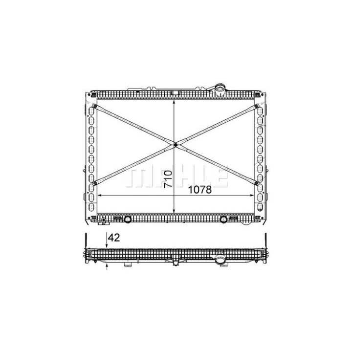 2068317 Adaptable RAD.DAF XF/CF EURO 6  1940148 / 2049371
