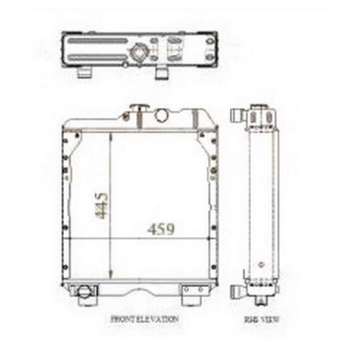 2068073 Adaptable CASE IH / N H  JX75/JX85