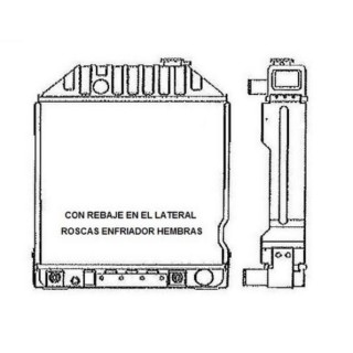 2067022 Adaptable RAD JOHN DEERE 2250/2450