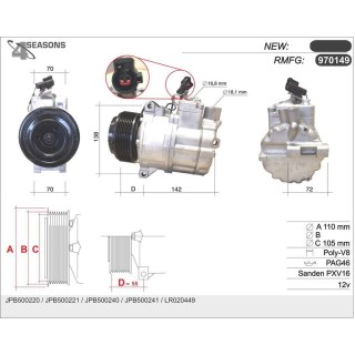 CMP RMFG LAND ROVER RANGE ROVER III 3 6TD 06-08 12