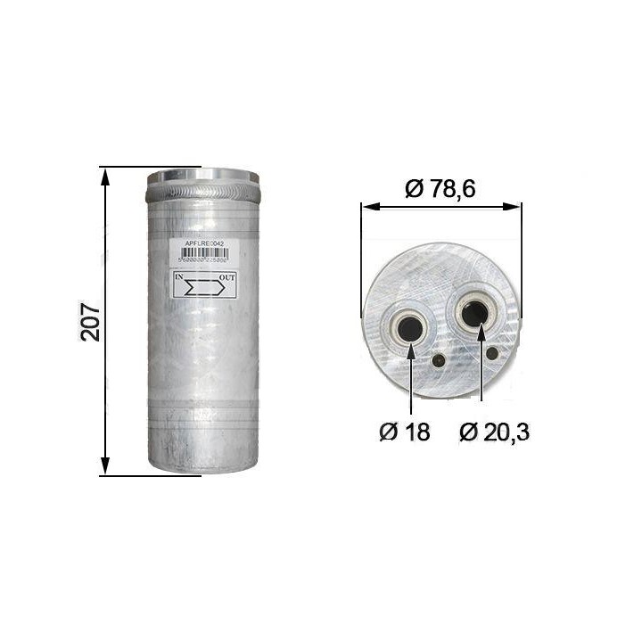 FILTRO DESH  RENAULT CAMION SERIE C-K-T  748237229